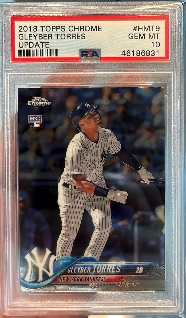 2018 Topps Chrome Update Gleyber Torres #HMT9 Rookie PSA 10