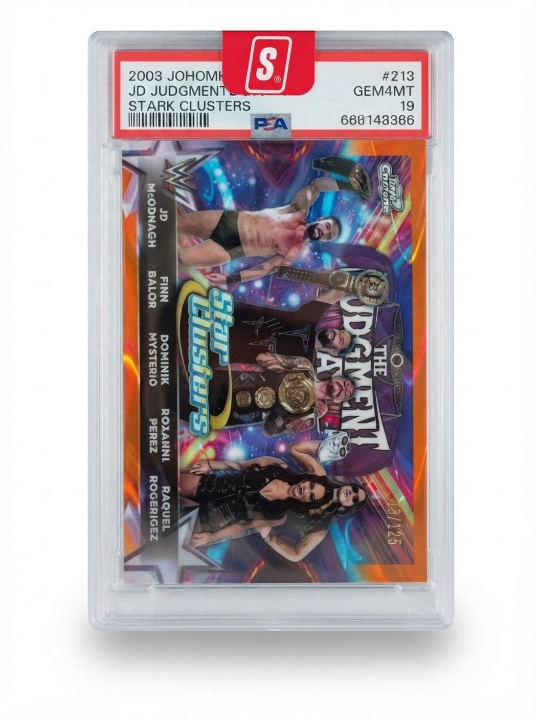 2023 Star Clusters The Judgment Day Orange Refractor #SC-8 18/25