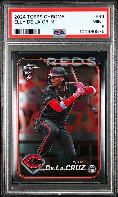 2024 Topps Chrome Elly De La Cruz #44 Rookie PSA 9