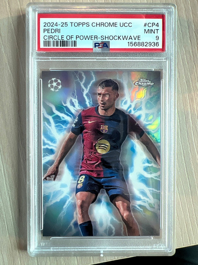 2024 Topps Chrome UCC Pedri Shockwave #CP-4 PSA 9