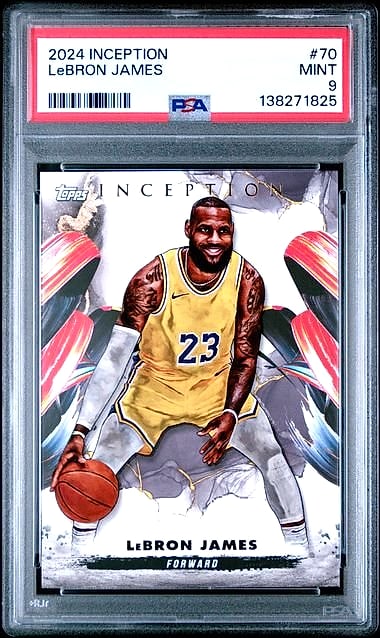 2024 Topps Inception LeBron James #70 PSA 9