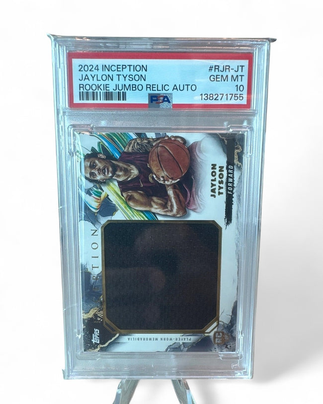 2024 Topps Inception Jaylon Tyson #RJR-JT Rookie Auto PSA 10