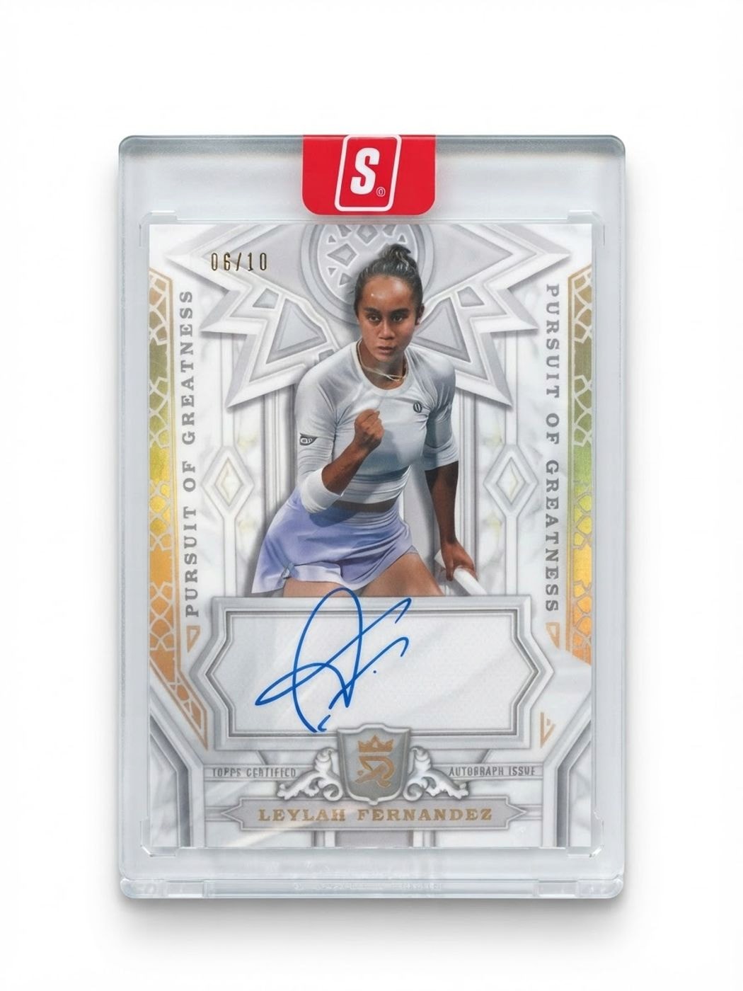 2024 Topps Royalty Collection Leylah Fernandez #PGS-LFZ Auto 06/10