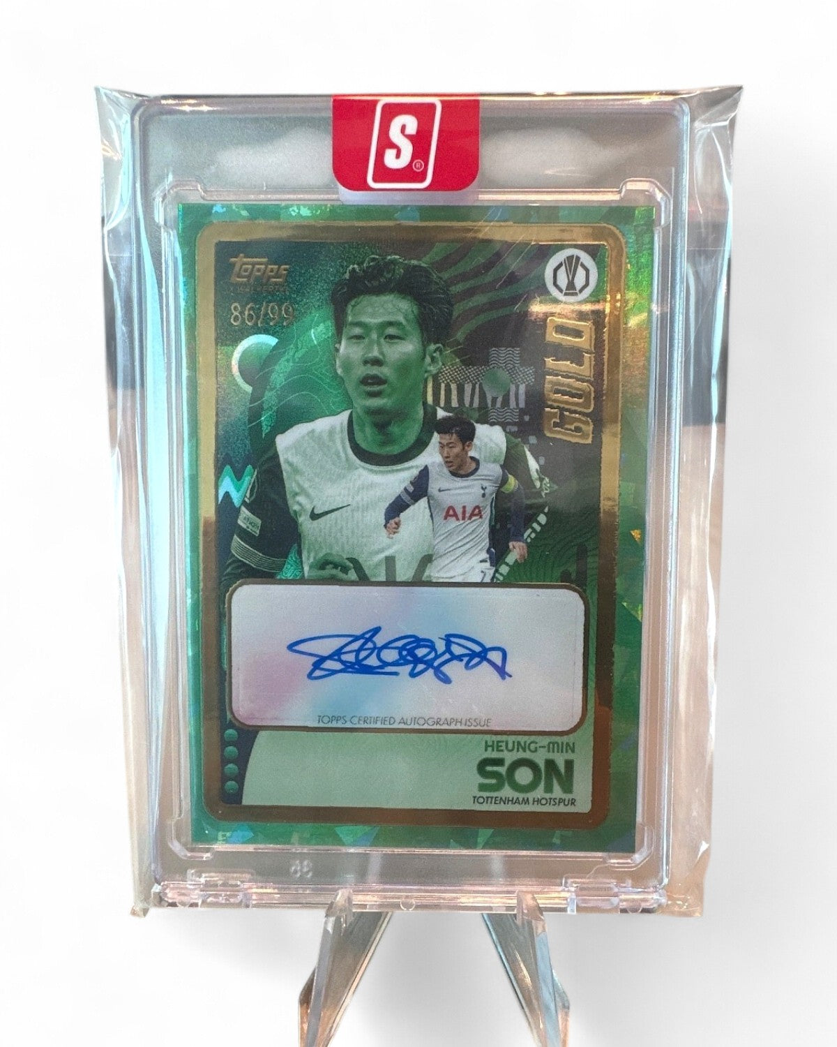 2024 UEFA Club Competitions UCC Gold Heung-Min Son Gold #HEUNG-MIN Auto 86/99