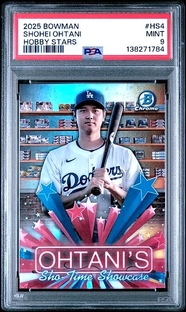 2025 Bowman Hobby Stars Shohei Ohtani #HS-4 PSA 9