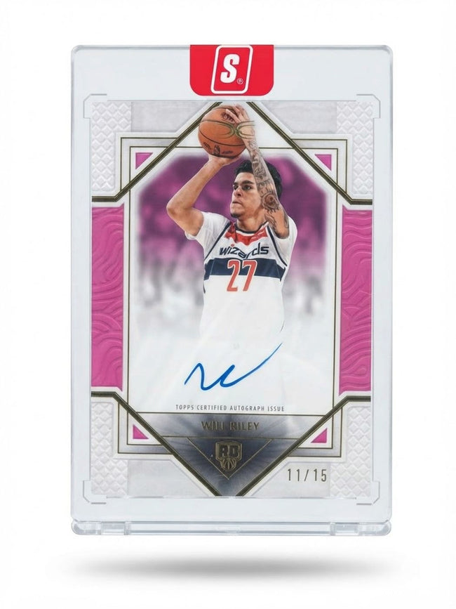 2025 Definitive Collection Auto Will Riley #RAU-WR Rookie Auto 11/15
