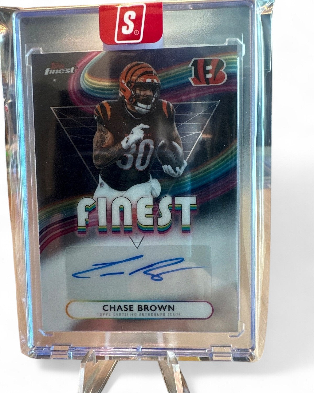 2025 Finest Autographs Chase Brown Refractor #FA-CB Auto