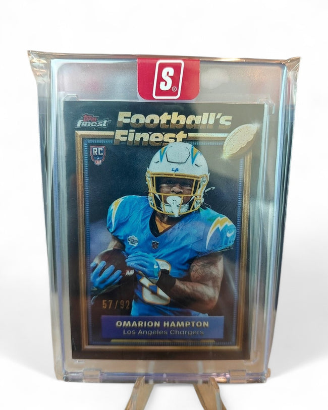 2025 Finest 1992 Finest Omarion Hampton #92-22 Rookie 57/92