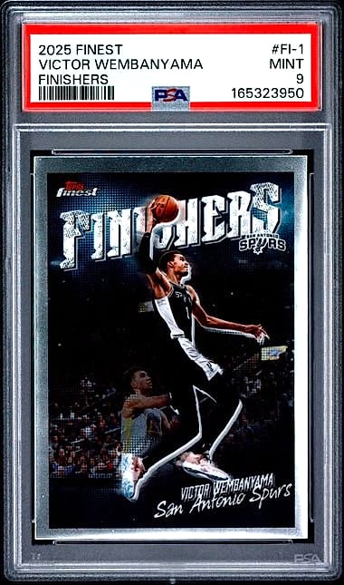 2025 Finest Finishers Psa Victor Wembanyama #FI-1 PSA 9