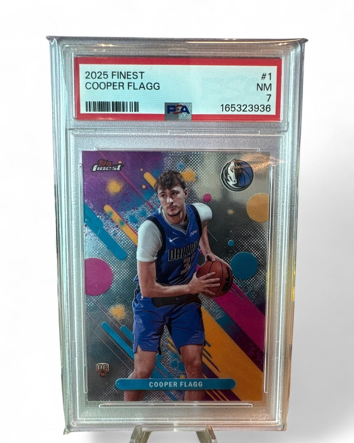 2025 Finest Psa Cooper Flagg #1 Rookie PSA 7