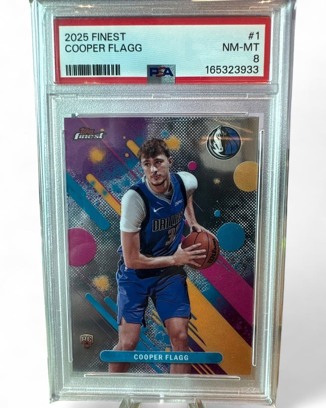 2025 Finest Psa Cooper Flagg #1 Rookie PSA 8
