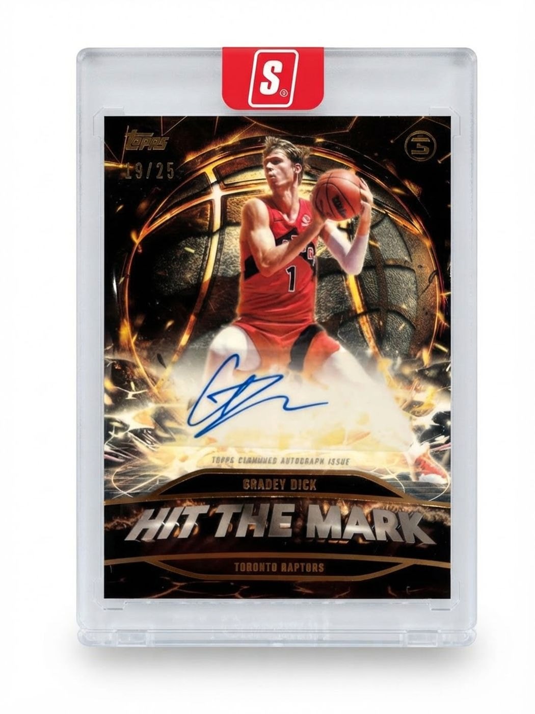 2025 Topps 3 Basketball Gradey Dick #HM-GD Auto 19/25