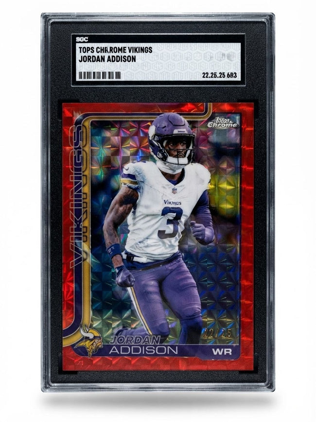 2025 Topps Chrome Jordan Addison Orange Refractor #202 22/25