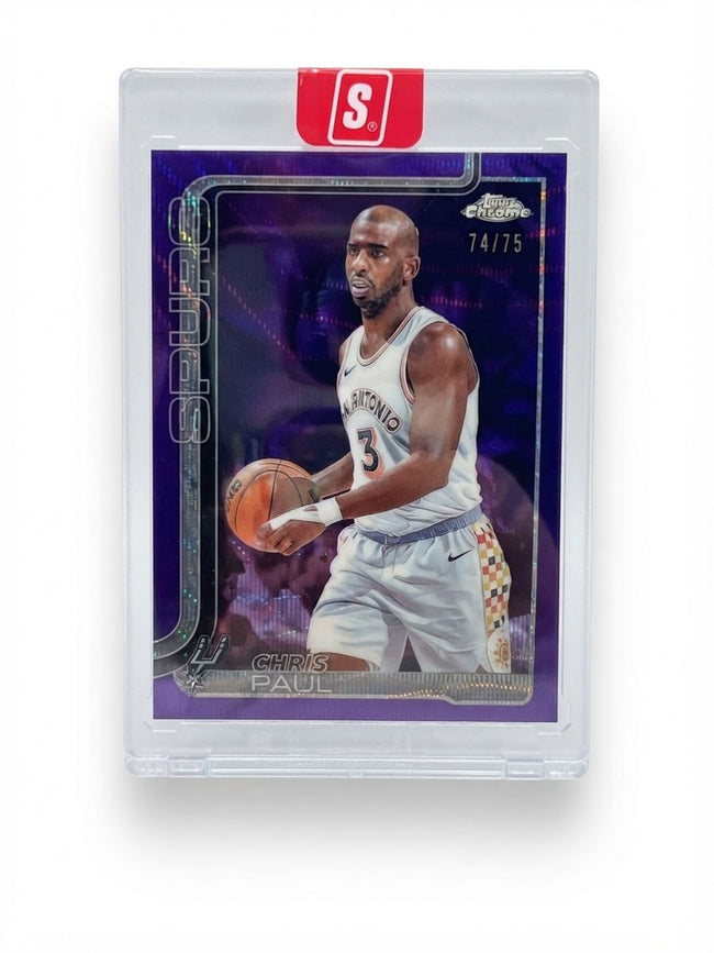 2025 Topps Chrome Chris Paul Purple Refractor #219 74/75
