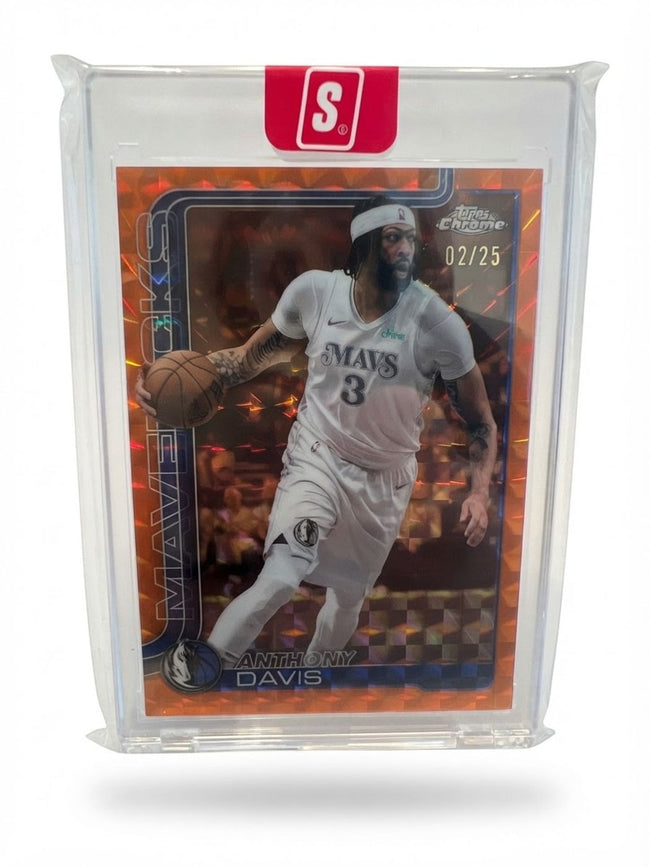 2025-26 Topps Chrome Anthony Davis Orange Refractor #96 02/25