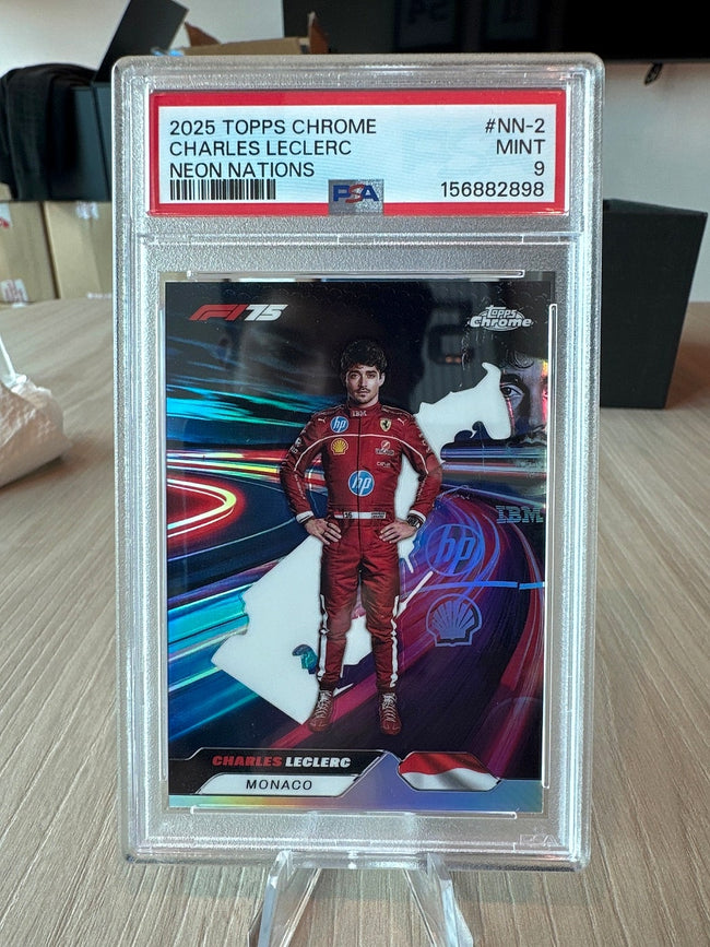 2025 Topps Chrome Charles Leclerc #NN-2 PSA 9