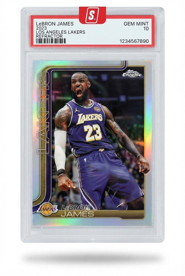 2025 Topps Chrome LeBron James Refractor