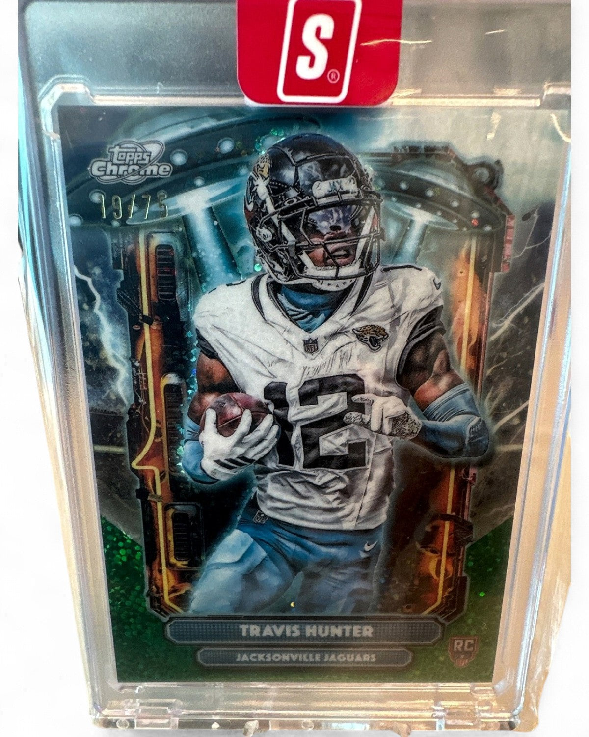 2025 Topps Cosmic Chrome Extraterrestrial Talent Travis Hunter #ET-6 Rookie 19/75