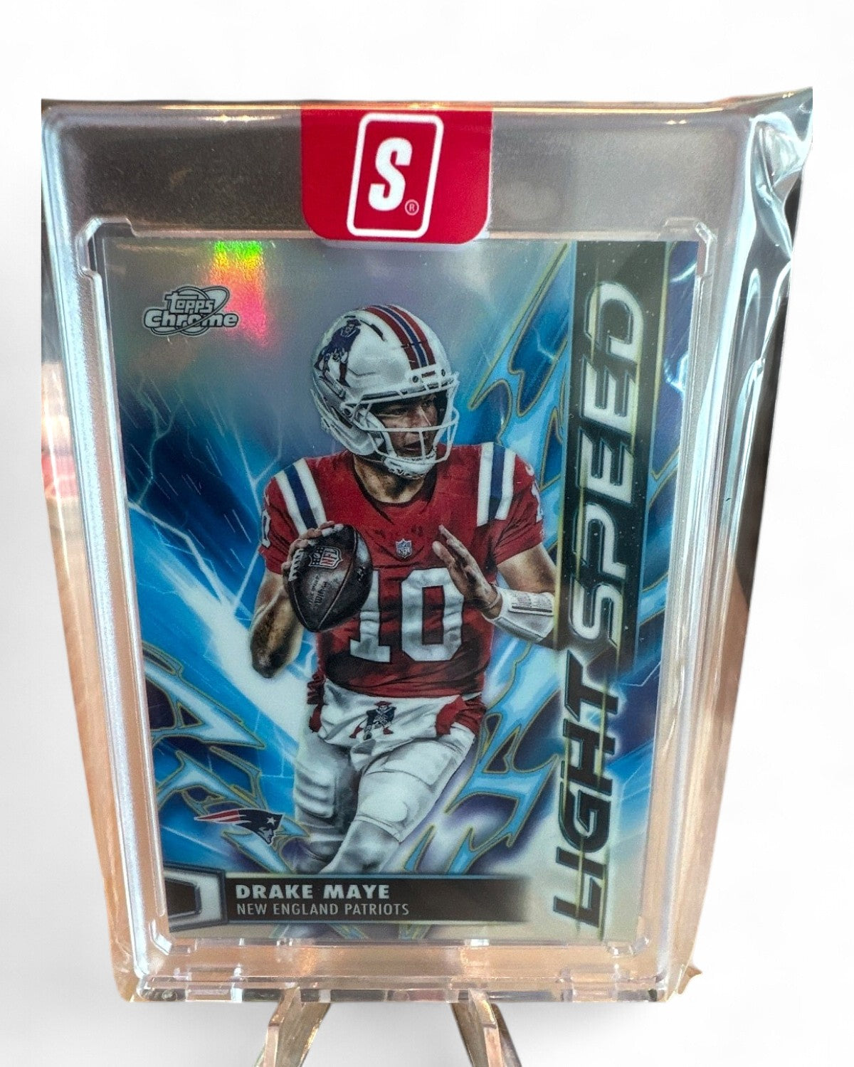 2025 Topps Cosmic Chrome Light Speed Drake Maye #LS-8
