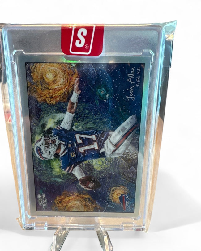 2025 Topps Cosmic Chrome Stars in the Night Josh Allen #STN-12
