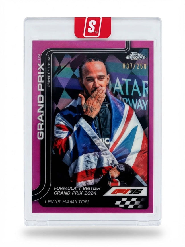 2025 Topps Chrome F1 Lewis Hamilton Pink #133 037/250