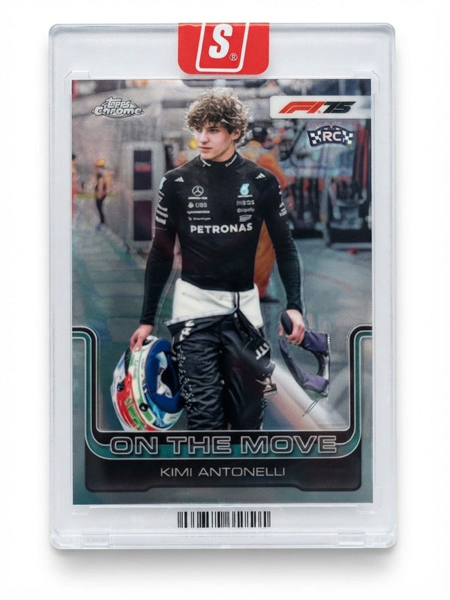 2025 Topps Chrome F1 Move Kimi Antonelli #185 Rookie