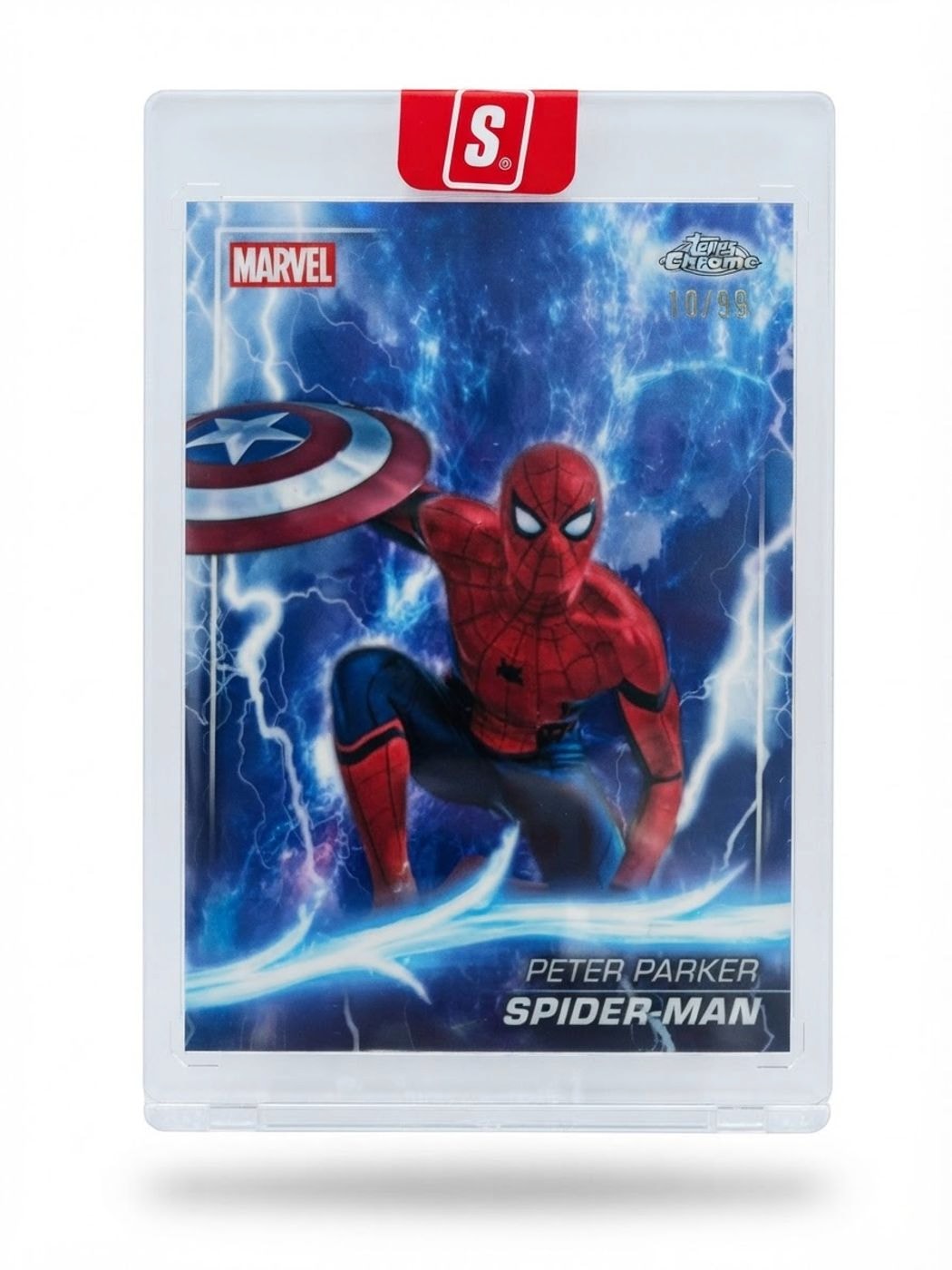 2025 Topps Chrome Marvel Phase Three Peter Parker / Spider-Man #61 10/99