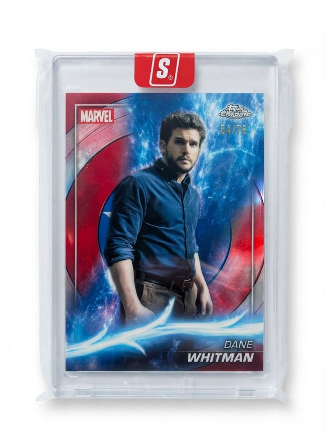 2025 Topps Chrome Marvel Studios Dane Whitman Captain America Refractor #126 54/76