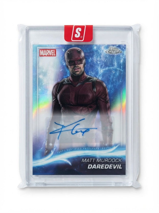 2025 Topps Chrome Marvel Studios Chrome Autographs Charlie Cox as Daredevil #AA-CC Auto