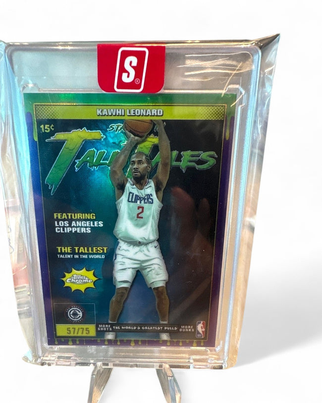 2025 Topps Chrome Tall Tales Kawhi Leonard #TT-8 57/75