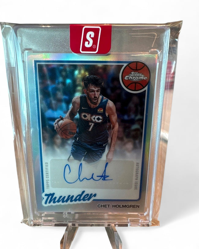 2025 Topps Chrome Updates Basketball Update Auto Chet Holmgren Refractor #80TBA-CH Auto