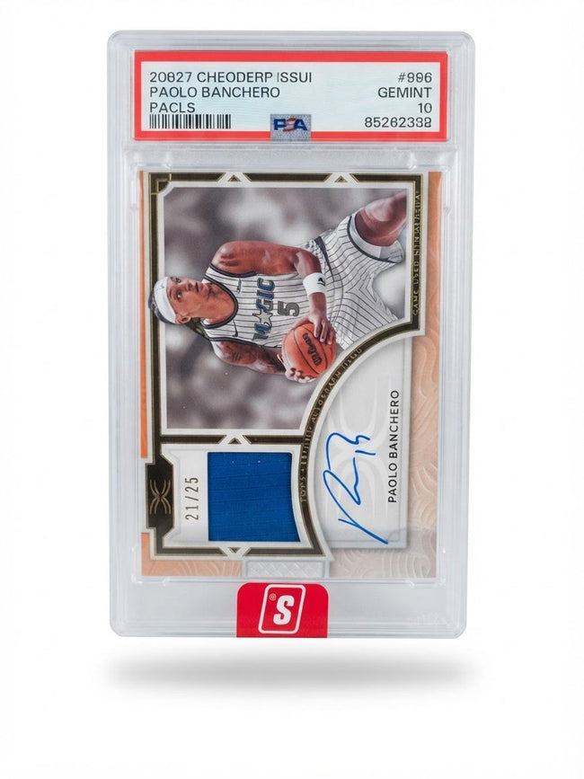 2025 Topps Definitive Collection Paolo Banchero Orange #DAR-PBAI Auto 21/25