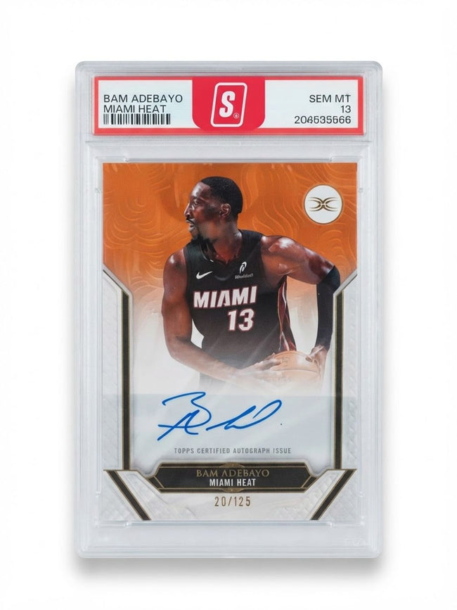 2025 Topps Definitive Collection Basketball Bam Adebayo #DEC-BA Auto