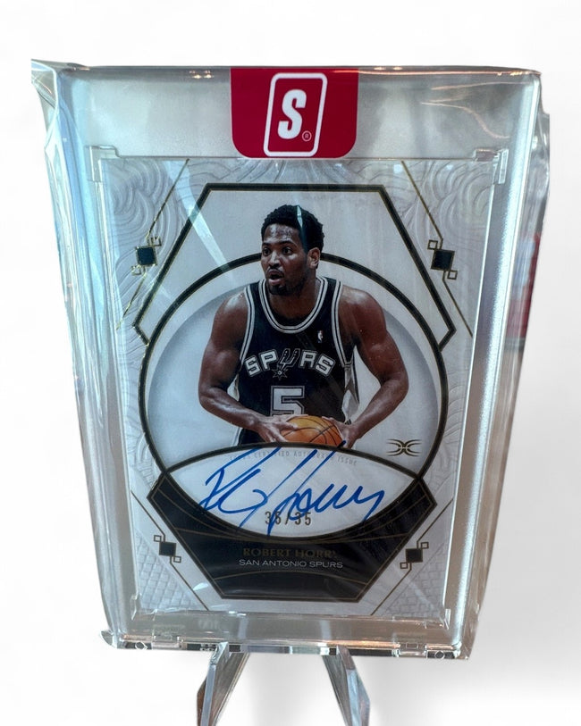 2025 Topps Definitive Collection Basketball Robert Horry Orange #NOI-RHO Auto 35/35