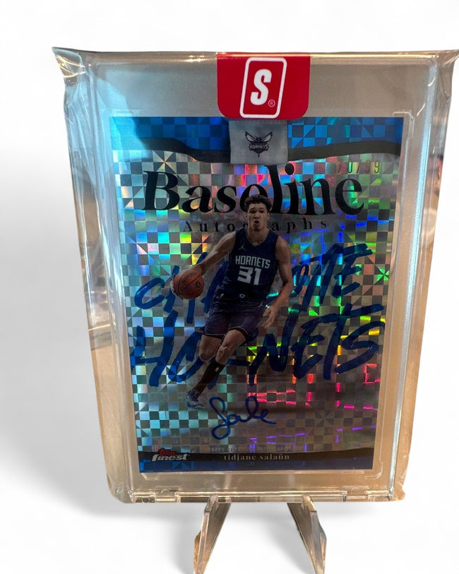 2025 Topps Finest Tidjane Salaun X-Fractor #BA-TA Rookie Auto 70/99