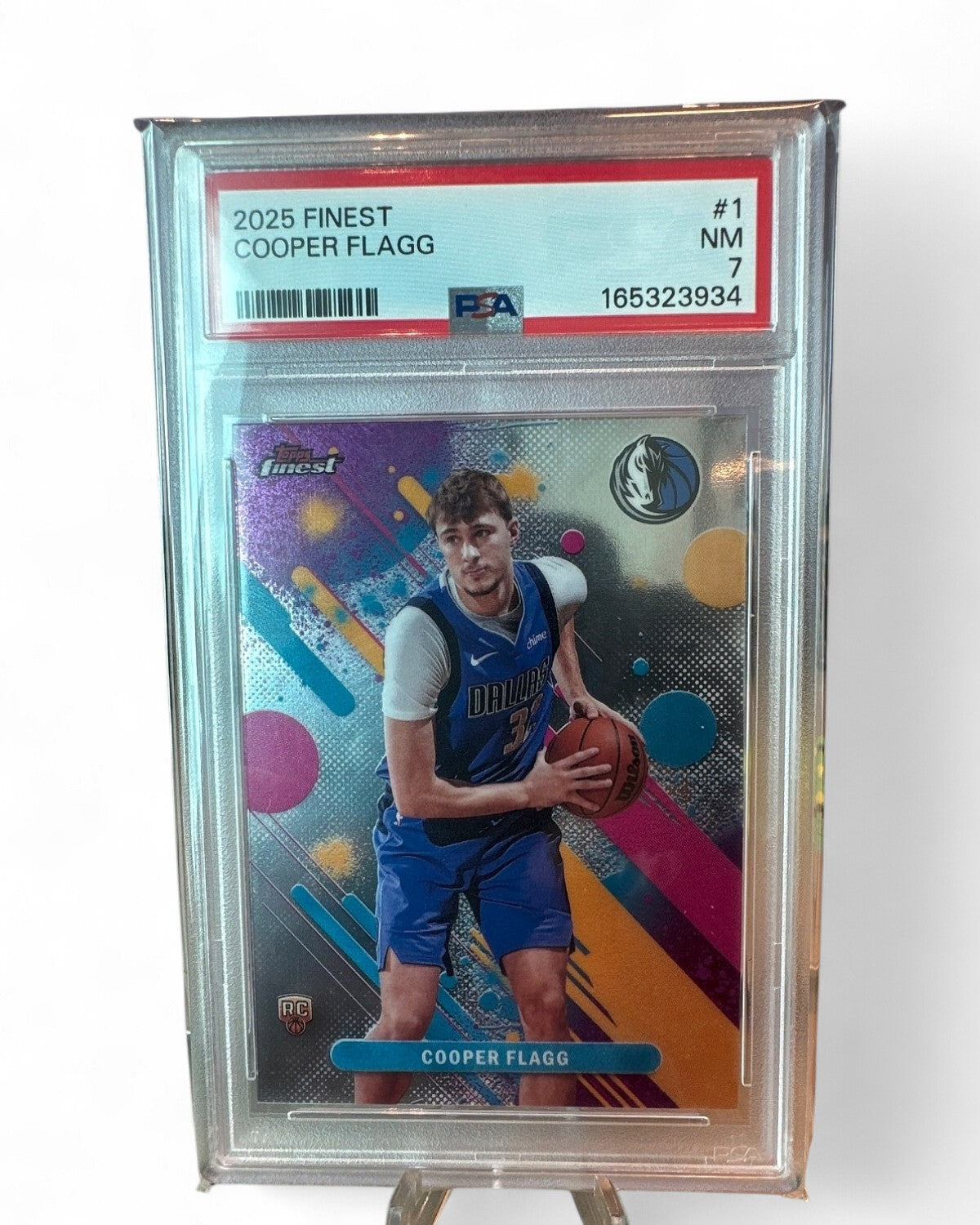 2025 Topps Finest Psa Cooper Flagg #1 Rookie PSA 7