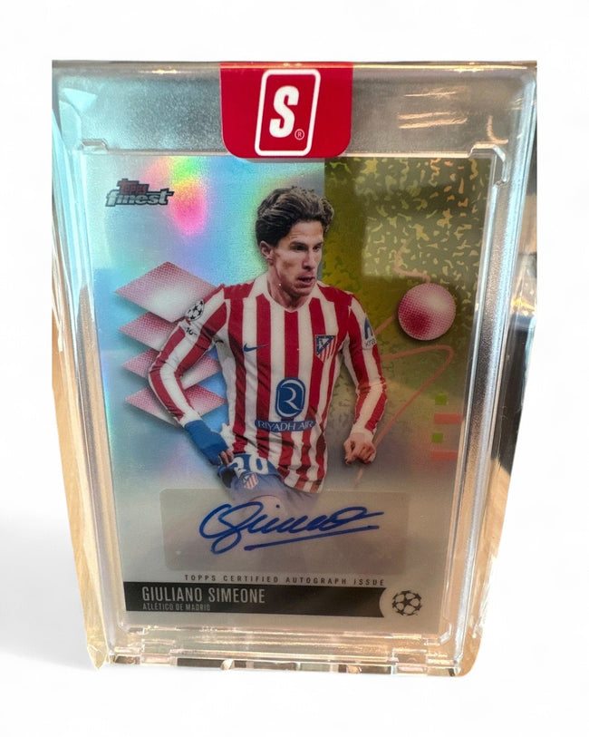 2025 Topps Finest UEFA Autograph Giuliano Simeone #BA-GS Auto