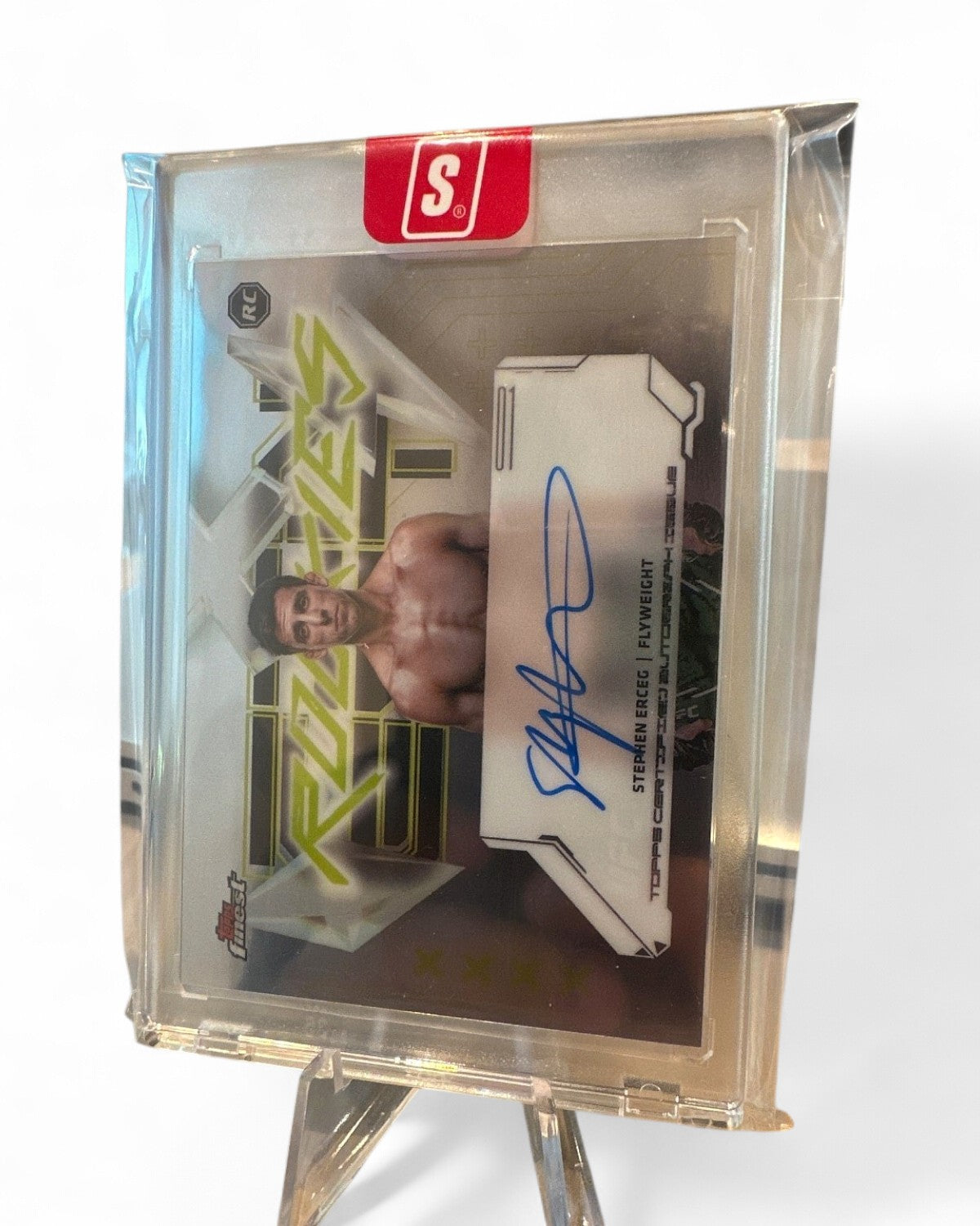 2025 Topps Finest UFC Finest Rookies Autographs Stephen Erceg SuperFractor #FRA-SE Rookie Auto