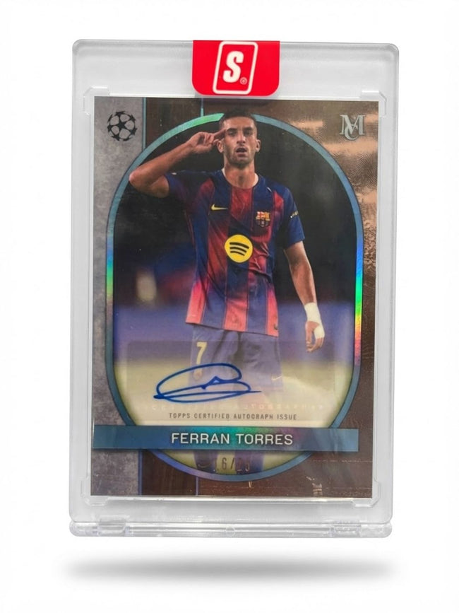 2025 Topps Museum Collection Ferran Torres #AA-FT Auto 6/25