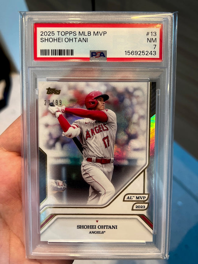 2025 Topps MLB MVP Collection Shohei Ohtani #13 21/99 PSA 7