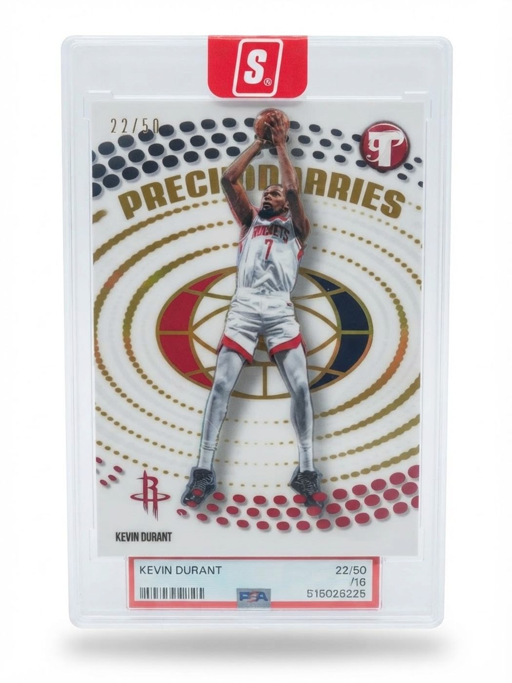 2025 Topps Pristine Precisionaries Kevin Durant Gold #PR-30 22/50
