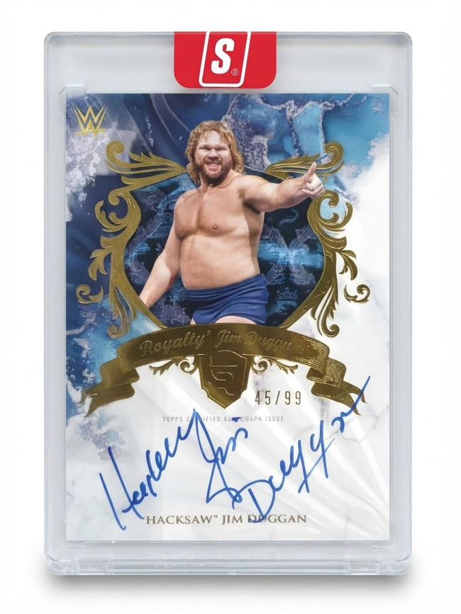 2025 Topps Royalty WWE Hacksaw Jim Duggan #RAU-HJD Auto 45/99