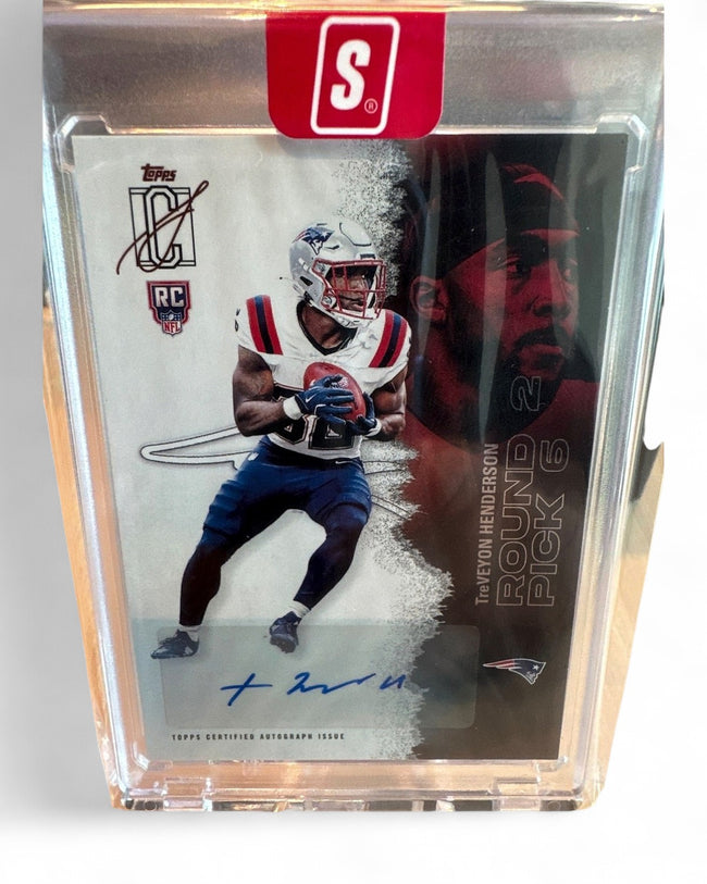 2025 Topps Signature Class TreVeyon Henderson #117 Rookie Auto
