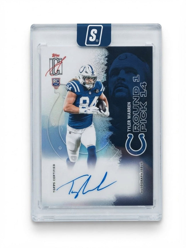 2025 Topps Signature Class Auto Colts Tyler Warren #110 Rookie Auto