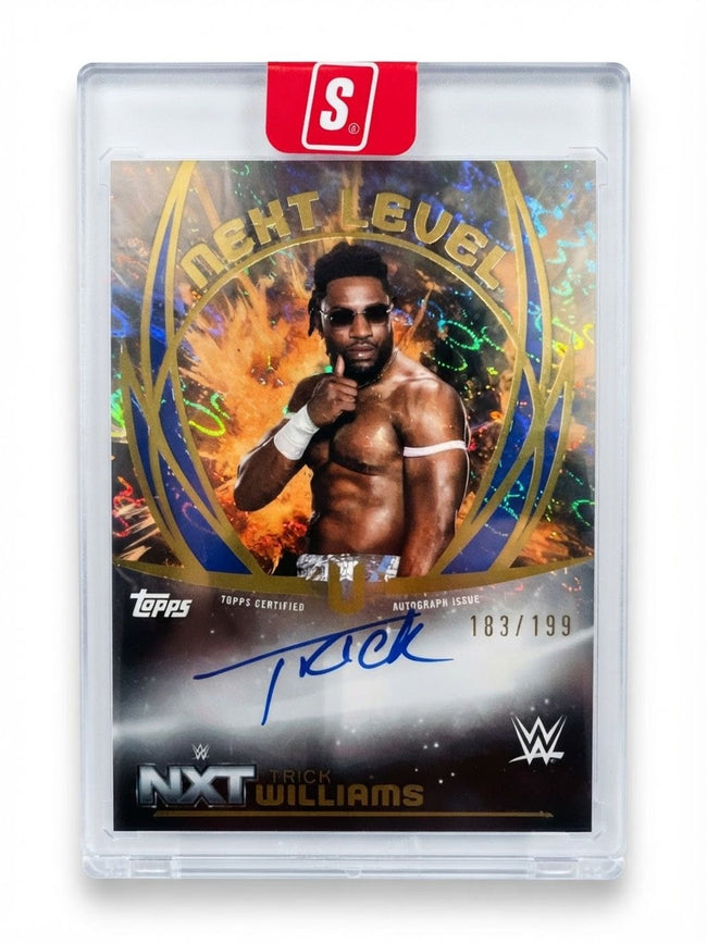 2025 Topps Universe WWE Next Level Trick Williams #NLA-TWI Auto 183/199