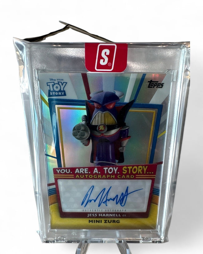 2025 Topps 30 Years of Toy Story Mini Zurg Jess Harnell #YRT-JH Auto