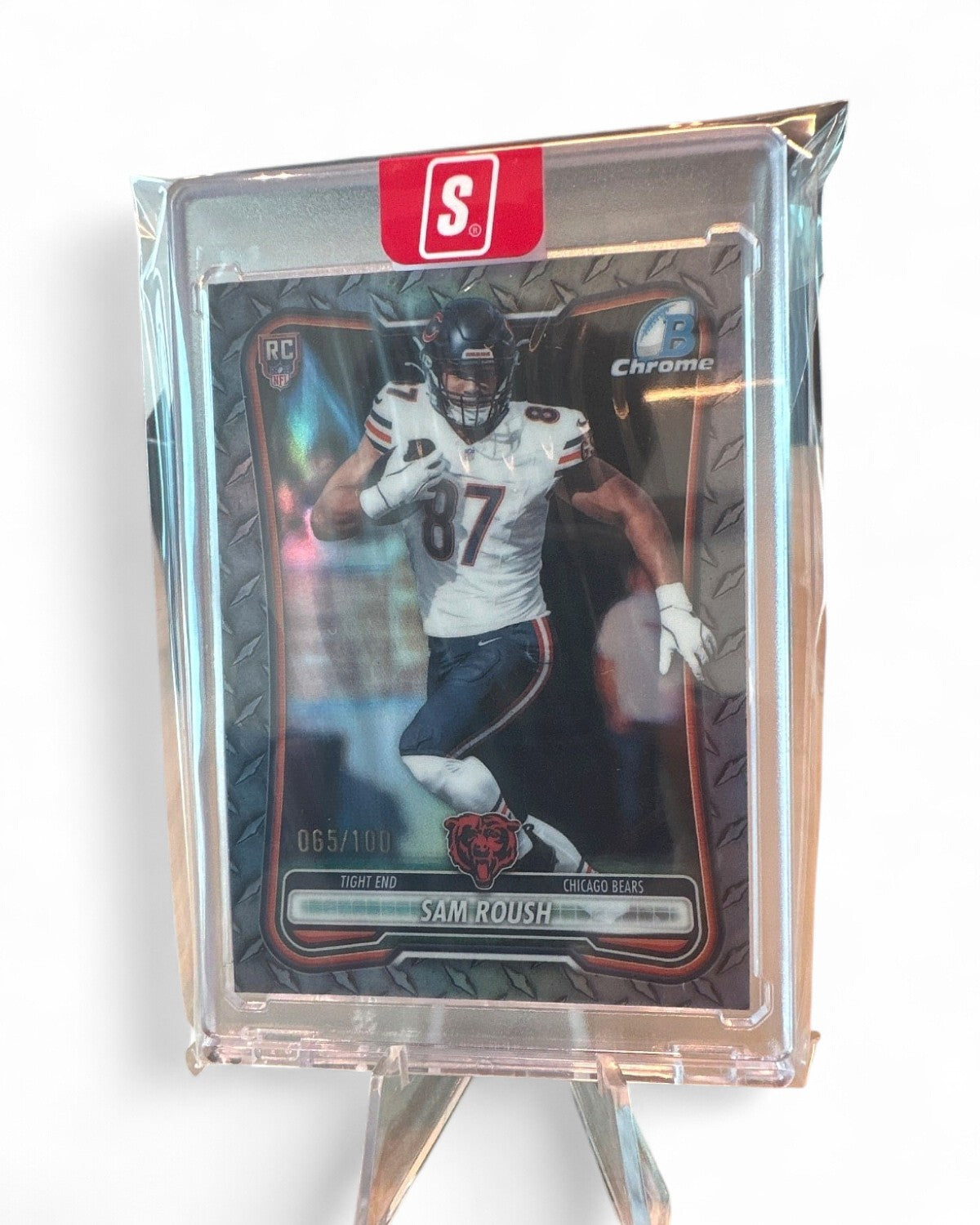 2026 Bowman Chrome Sam Roush Steel Metal Refractor #BCV-156 Rookie 065/100