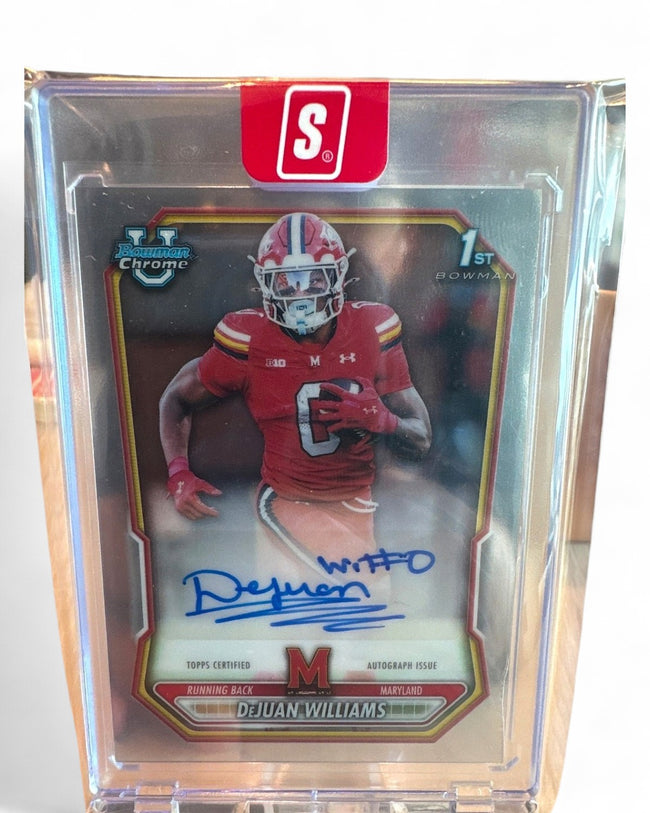 2026 Bowman Chrome Prospect Autographs DeJuan Williams #BCPA-DW Rookie Auto