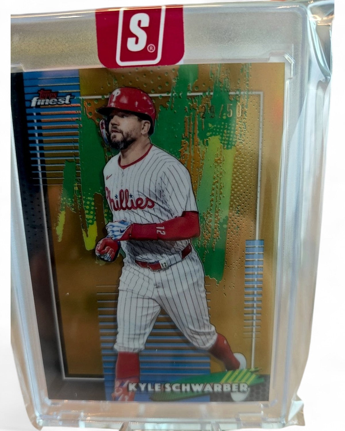 2026 Finest Kyle Schwarber Gold Refractor #91 29/50
