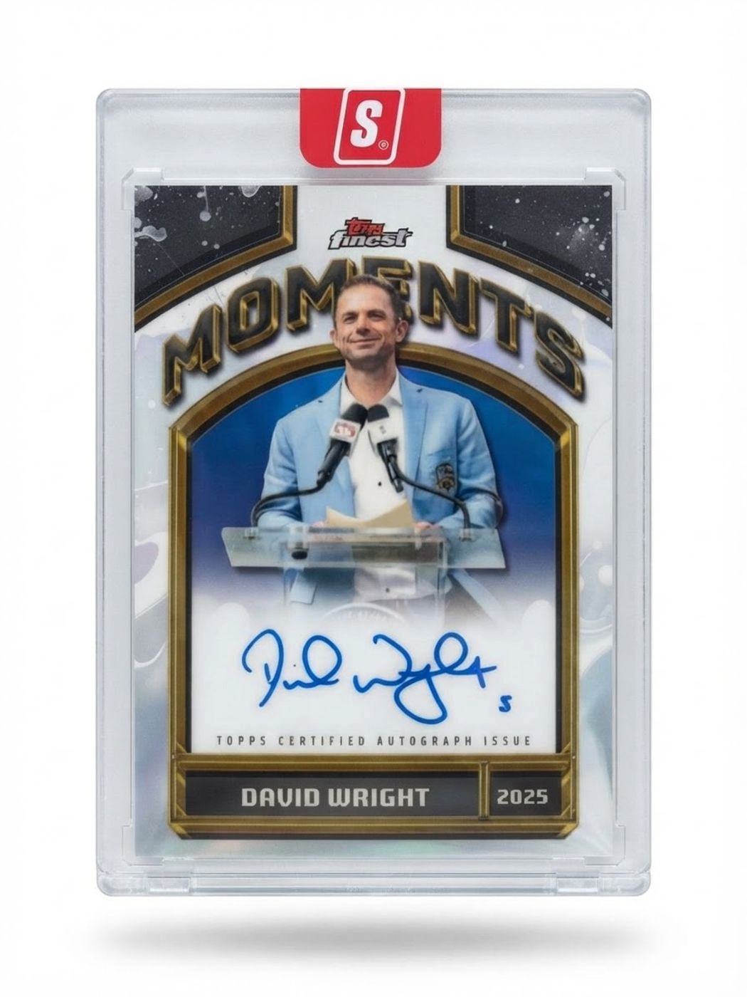2026 Finest Moments Autographs David Wright #FMA-DW Auto